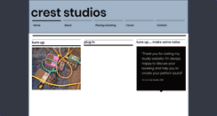 Desktop Screenshot of creststudios.co.uk
